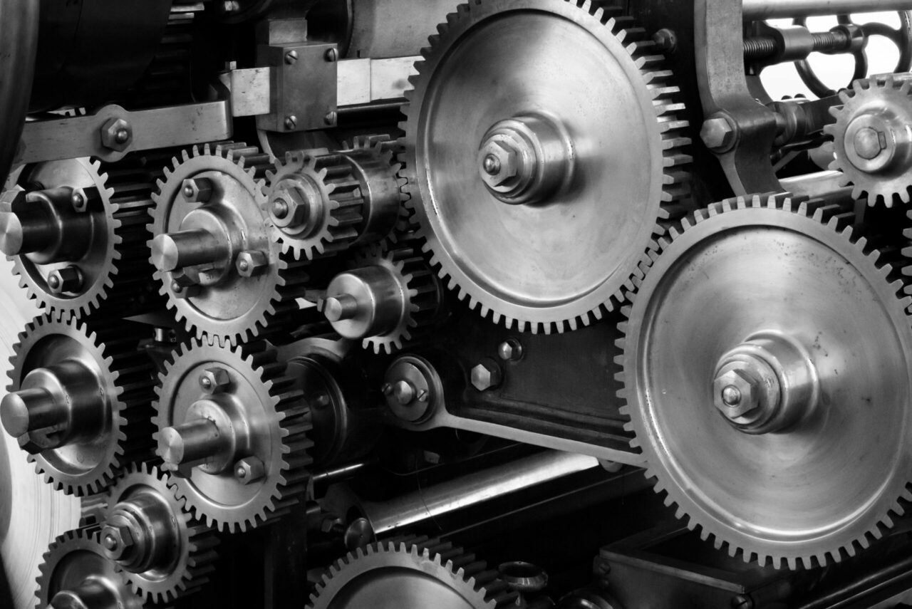 engrenage machine industrielle