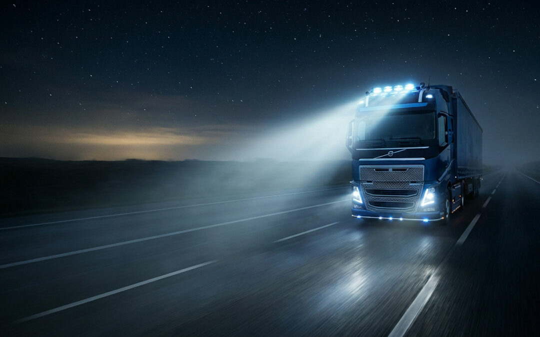 Feux longue portée LED : sécurité des poids lourds