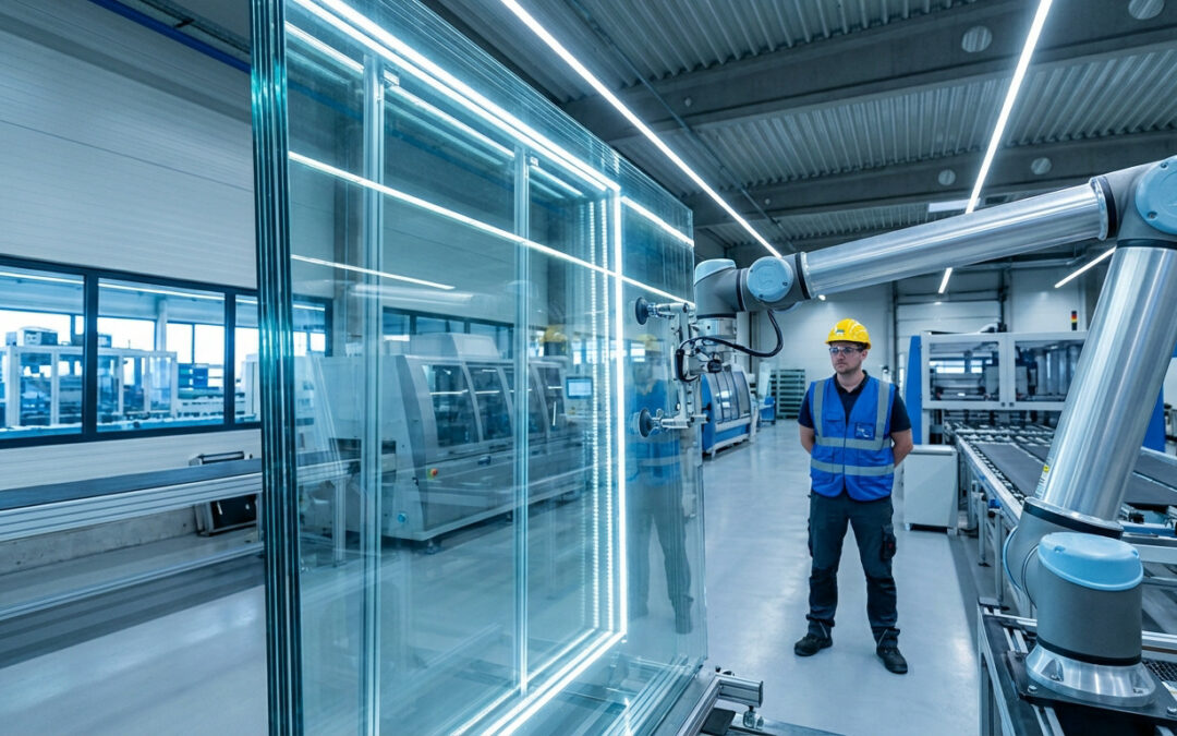 verre trempé industrie